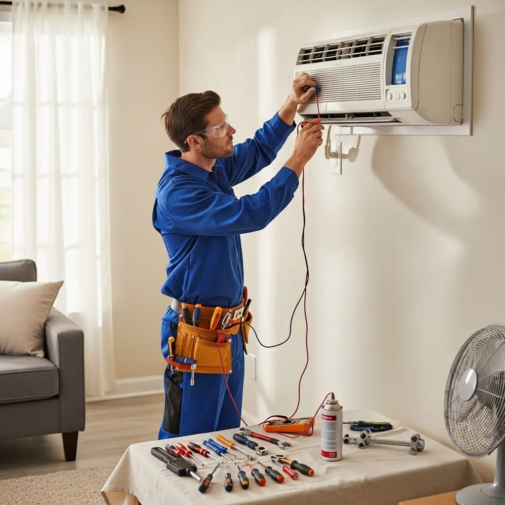 Balçova Ariston Ariston klima gaz dolumu ve bakım – Enerji verimliliği artırıldı. - Teknik servis örneği